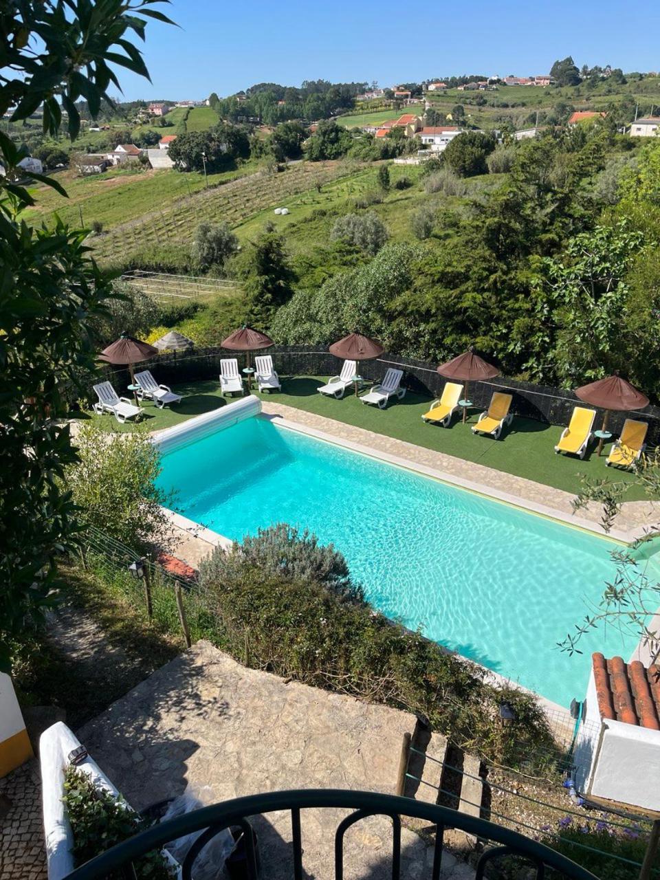 Quinta Laranja Hotel Alvorninha Bagian luar foto